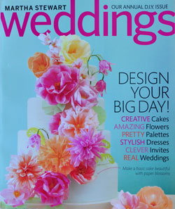 Martha Stewart Weddings Magazine Cover